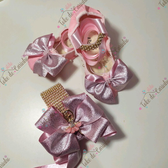 Sapatilha + Porta Coque Ballet Luxo.