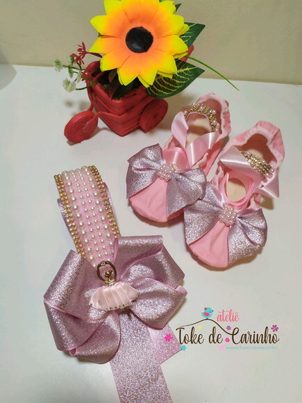 Sapatilha + Porta Coque Ballet Luxo.