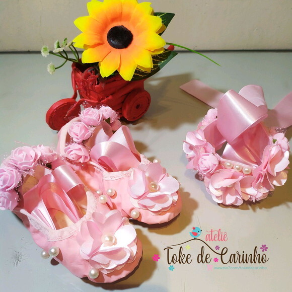 Sapatilha + Porta Coque Ballet Luxo.