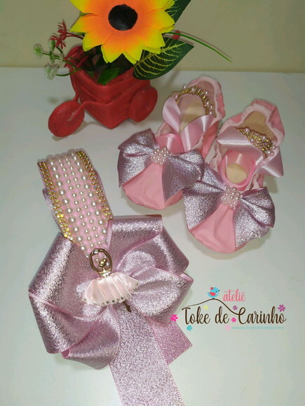 Sapatilha + Porta Coque Ballet Luxo.