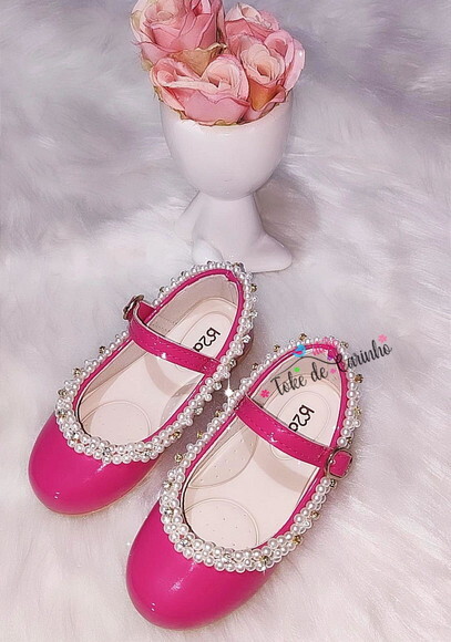 Sapatilha Pink Personalizada. Tamanho 20 ao 34