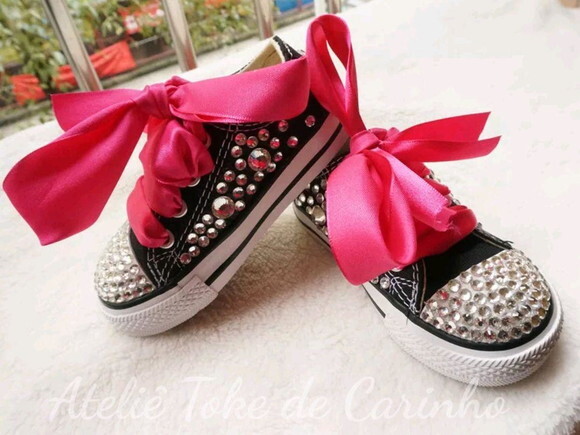 Tênis All Star Infantil Personalizado Cristais. 18 ao 25