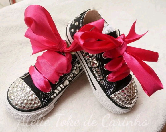Tênis All Star Infantil Personalizado Cristais. 18 ao 25