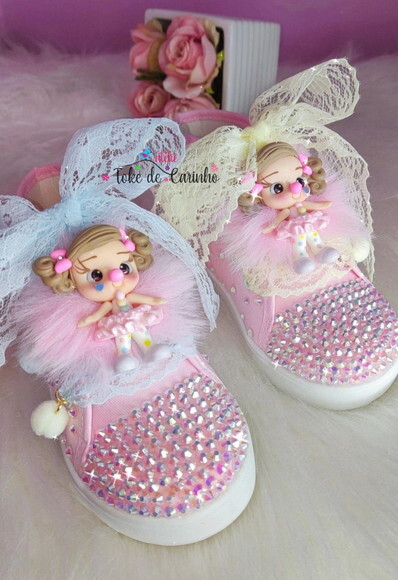 Tênis Infantil Personalizado circo Rosa