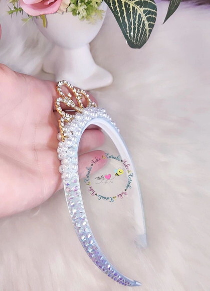 Tiara Coroa Luxo