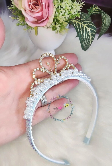 Tiara Coroa Luxo