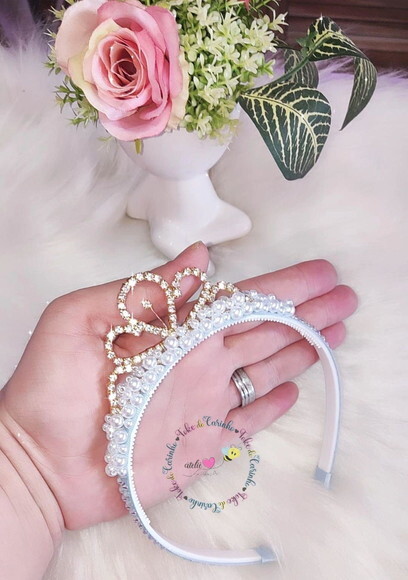 Tiara Coroa Luxo