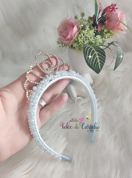 Tiara Coroa Luxo.