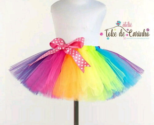 **saia Tutu Luxo "ensaio Fotográfico". Tamanho 1 até 4 Anos.