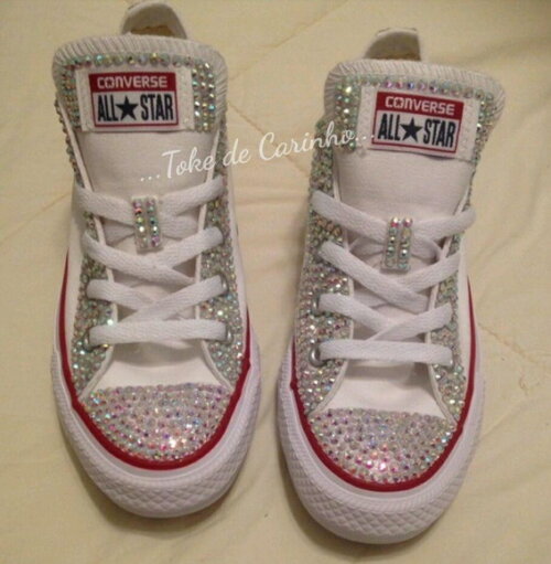 *all Star Personalizado em Cristais. Tamanho 34 ao 40.