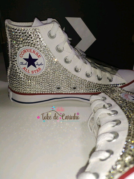 *all Star Personalizado em Cristais. Tamanho 34 ao 40.