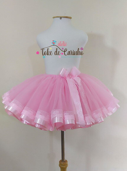 *saia Tutu Luxo "ensaio Fotográfico". Tamanho 1 Até 4 Anos.