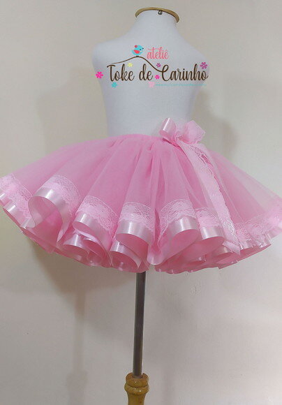 *saia Tutu Luxo ensaio Fotográfico. Tamanho 1 Até 4 Anos.