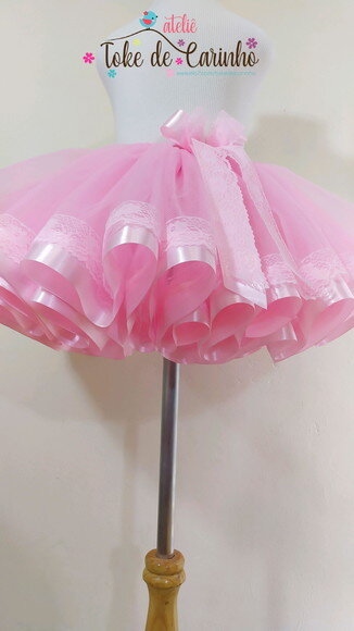 *saia Tutu Luxo ensaio Fotográfico. Tamanho 1 Até 4 Anos.