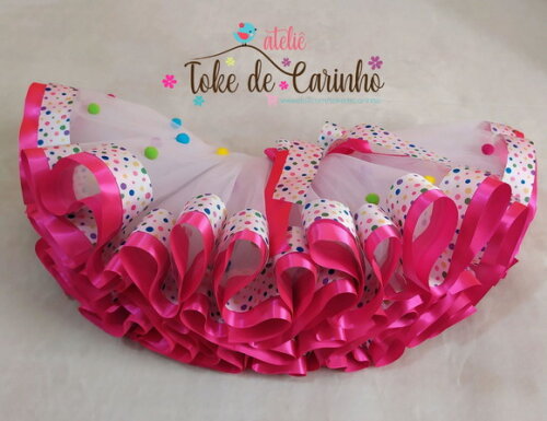 *Saia tutu Luxo Ensaio Fotográfico. Tamanho 1 até 4 anos.