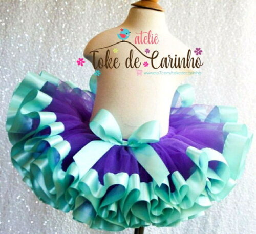 *Saia tutu Luxo "Ensaio Fotográfico". Tamanho 1 até 4 anos.