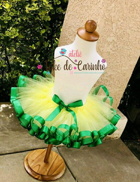 *Saia tutu Luxo "Ensaio Fotográfico". Tamanho 1 até 4 anos.