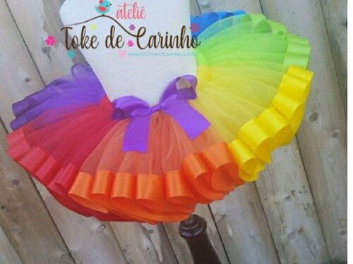 *Saia tutu Luxo Ensaio Fotográfico. Tamanho 1 até 4 anos.