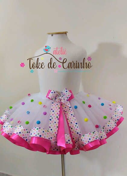 *Saia tutu Luxo Ensaio Fotográfico. Tamanho 1 até 4 anos.