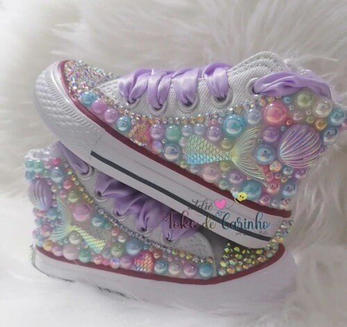 All Star sereia/fundo do Mar.tam 26 ao 32.
