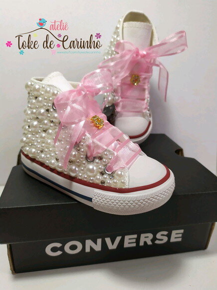 All Star Cano Alto Infantil Personalizado. Tamanho 26 ao 32