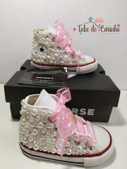 All Star Cano Alto Infantil Personalizado. Tamanho 26 ao 32