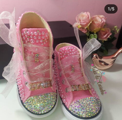 All Star Cano Alto Infantil Personalizado. Tamanho 26 ao 32