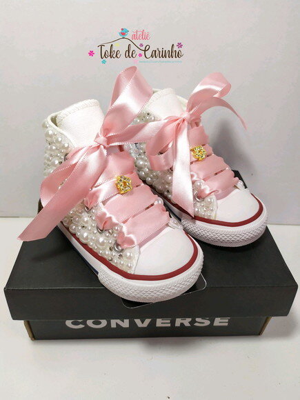 All Star Cano Alto Infantil Personalizado. Tamanho 26 ao 32