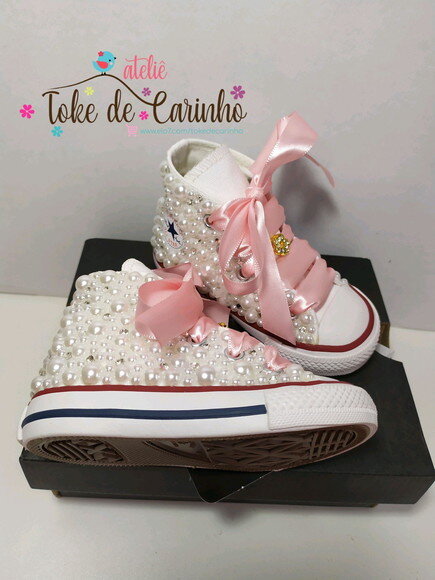 All Star Cano Alto Infantil Personalizado. Tamanho 26 ao 32