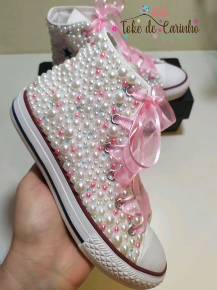 All Star Cano Alto Infantil Personalizado. Tamanho 26 ao 33.