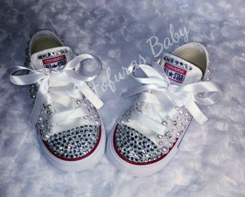 All Star Infantil Luxo Pérolas e Cristais.tamanho 26 ao 32