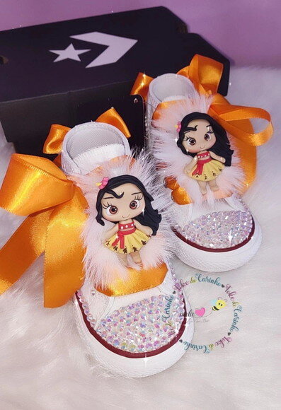 All Star Personalizado "moana". Tamanho 18 ao 25.