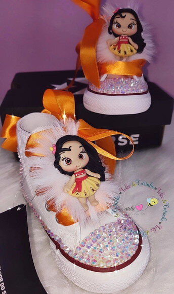 All Star Personalizado moana. Tamanho 18 ao 25.