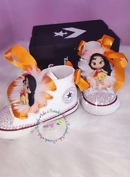 All Star Personalizado moana. Tamanho 18 ao 25.