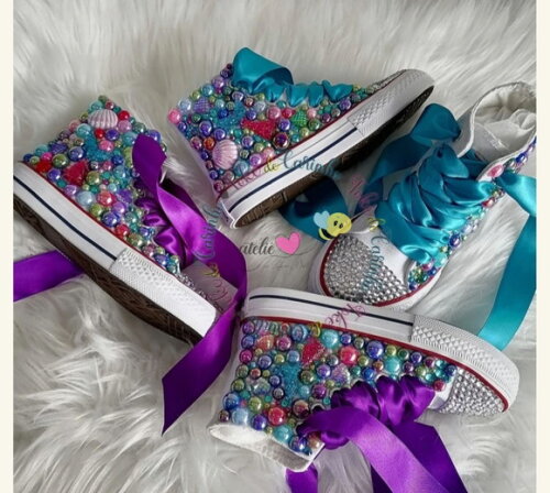 All Star Personalizado sereia. Tam 18 ao 25