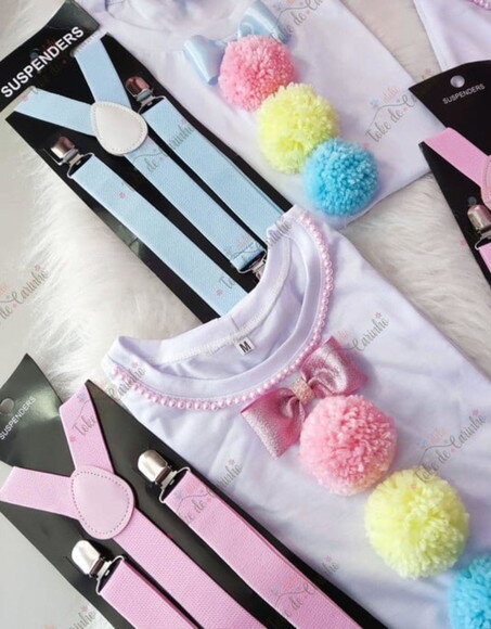 Camisetas circo Rosa. Mãe e Pai.