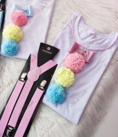 Camisetas circo Rosa. Mãe e Pai.
