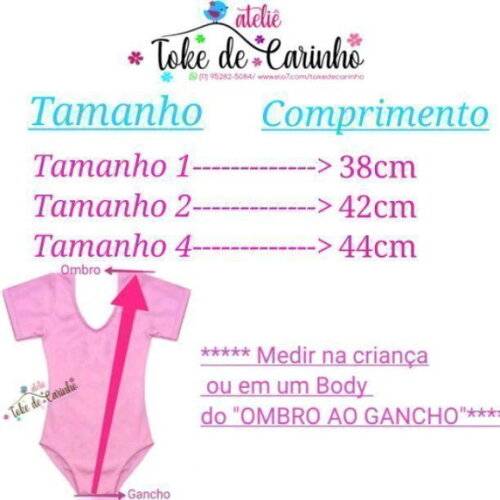 Collant Ballet Rosa Bb. Tamanho 1 ao 14