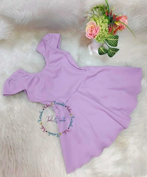 Collant Ballet Saia Acoplada "manga Princesa". Cor Lilás