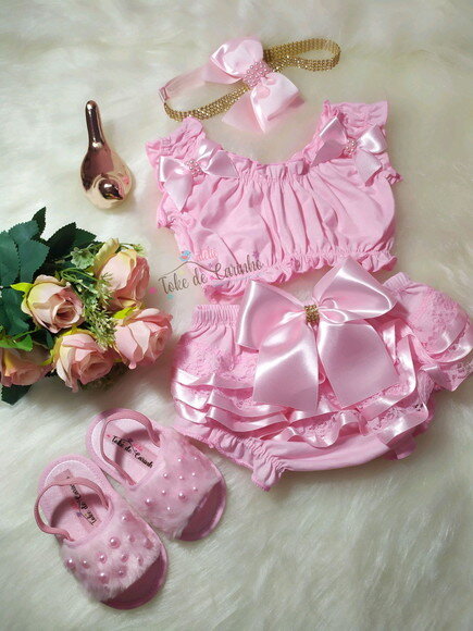 Conjunto Ensaio Bebê bailarina