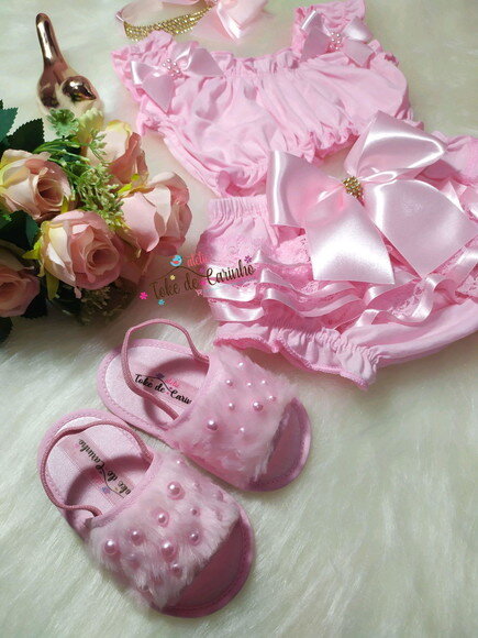 Conjunto Ensaio Bebê bailarina