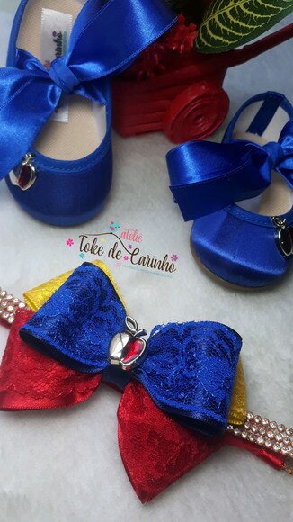 Conjunto tema Branca de neve.