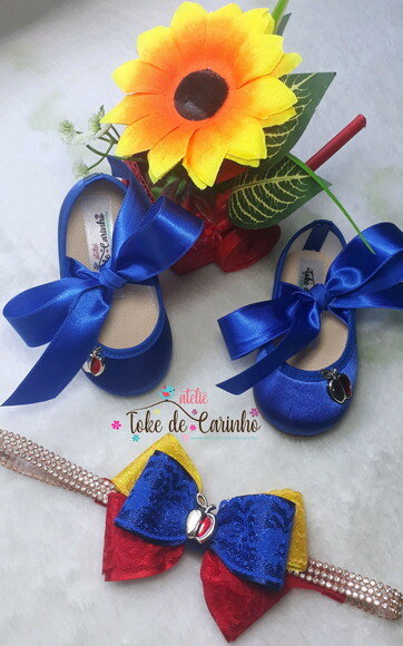 Conjunto tema Branca de neve.