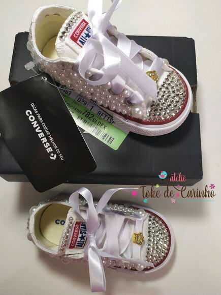 Converse All Star Infantil Pérolas. Tamanho 26 ao 32.