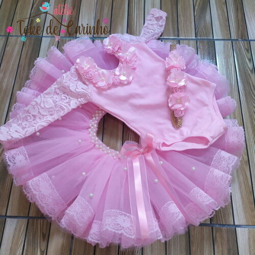 Fantasia "bailarina ou Jardim Encantado".tam 1 ou 2.