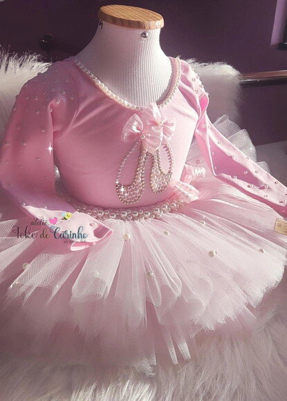 Fantasia bailarina Tamanho 1 ou 2 Anos .