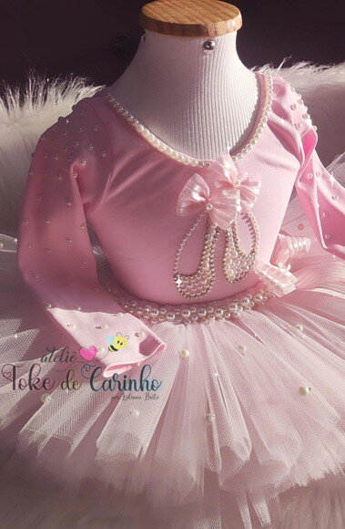 Fantasia bailarina Tamanho 1 ou 2 Anos .