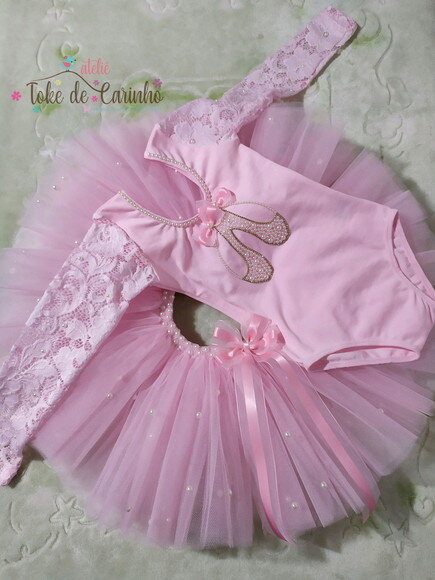 Fantasia bailarina. Tamanho 1 ou 2 Anos