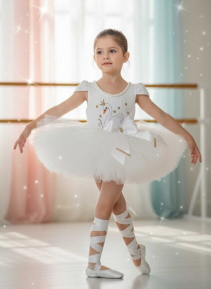 Fantasia "cisne Branco". Tamanho 3 até 6 Anos.