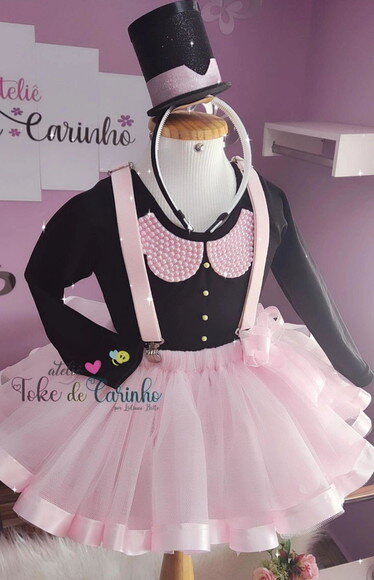 Fantasia + Sapatilha mundo Bita. Tamanho 1 ou 2 Anos.